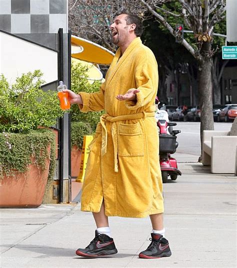 adam sandler in a robe